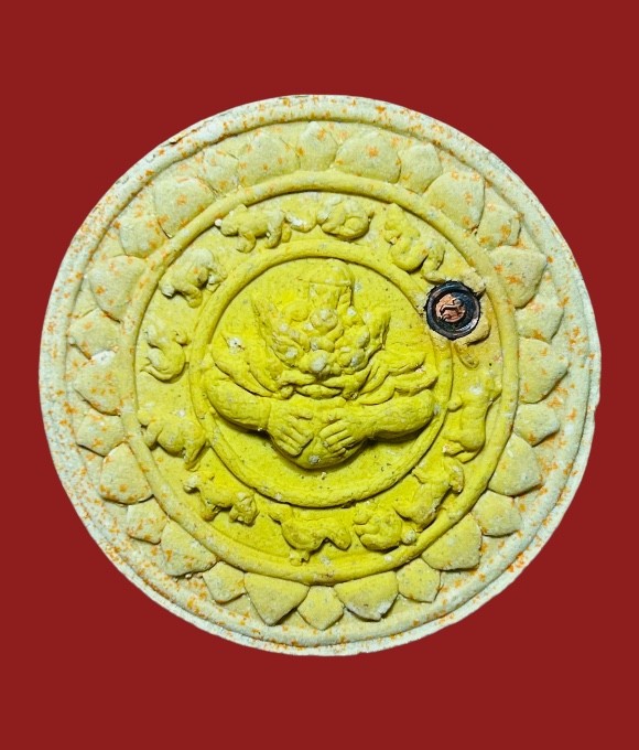 **เคาะแรก 35**จตุคามรามเทพ – พระราหู รุ่นโภคทรัพย์เหนือเมฆา วัดเสนาสนาราม อยุธยา ปี2550 พร้อมกล่องเดิม