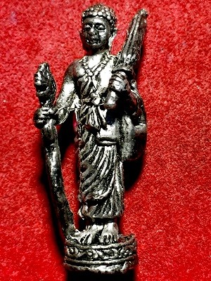 รูปหล่อพระสีวลีเดินธุดงค์ พิมพ์เล็ก  ไม่ทราบที่