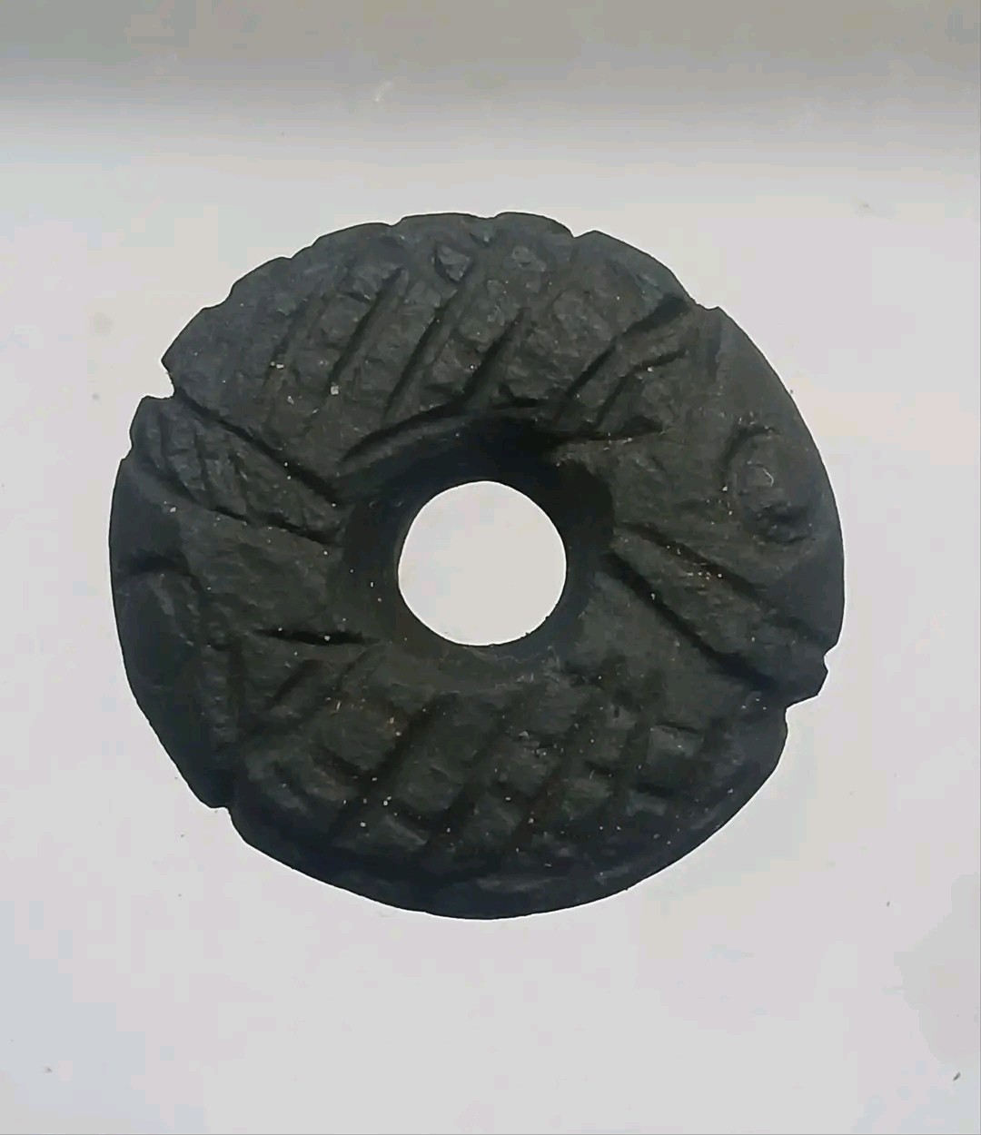 บ่วงนาคบาศ (งูกินหาง) เนื้อหินนาคกระสวย ของล้านนา