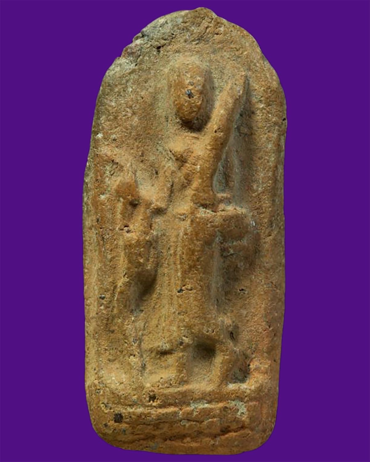 พระสิวลี ใบมะยม หลวงพ่อกวย วัดโฆสิตาราม เนื้อดิน