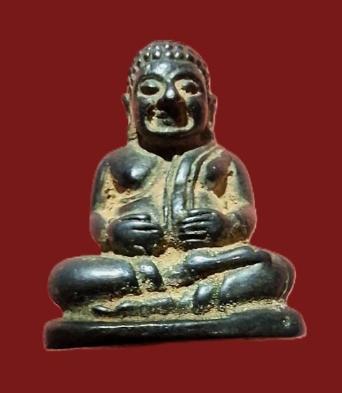 พระสังกัจจายณ์ หลวงพ่อ สนิท วัดลำบัวลอย จ.นครนายก เนื้อเมฆพัตร ปี 2518 ปีลึก แท้ทัน