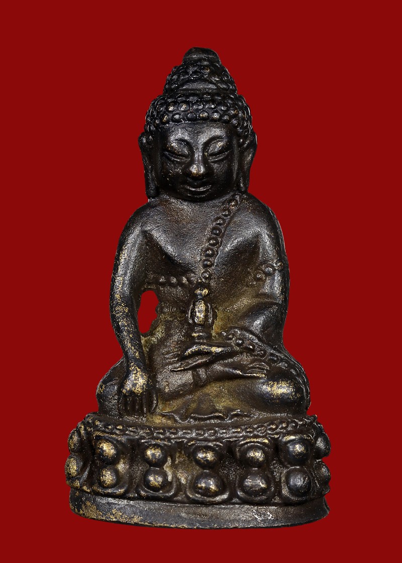 พระกริ่ง รุ่นชนะศึกชายแดน หลวงพ่อเกษม เขมโก เมตตาปลุกเสก ใน ปี ๒๕๒๘ เนื้อนวโลหะ