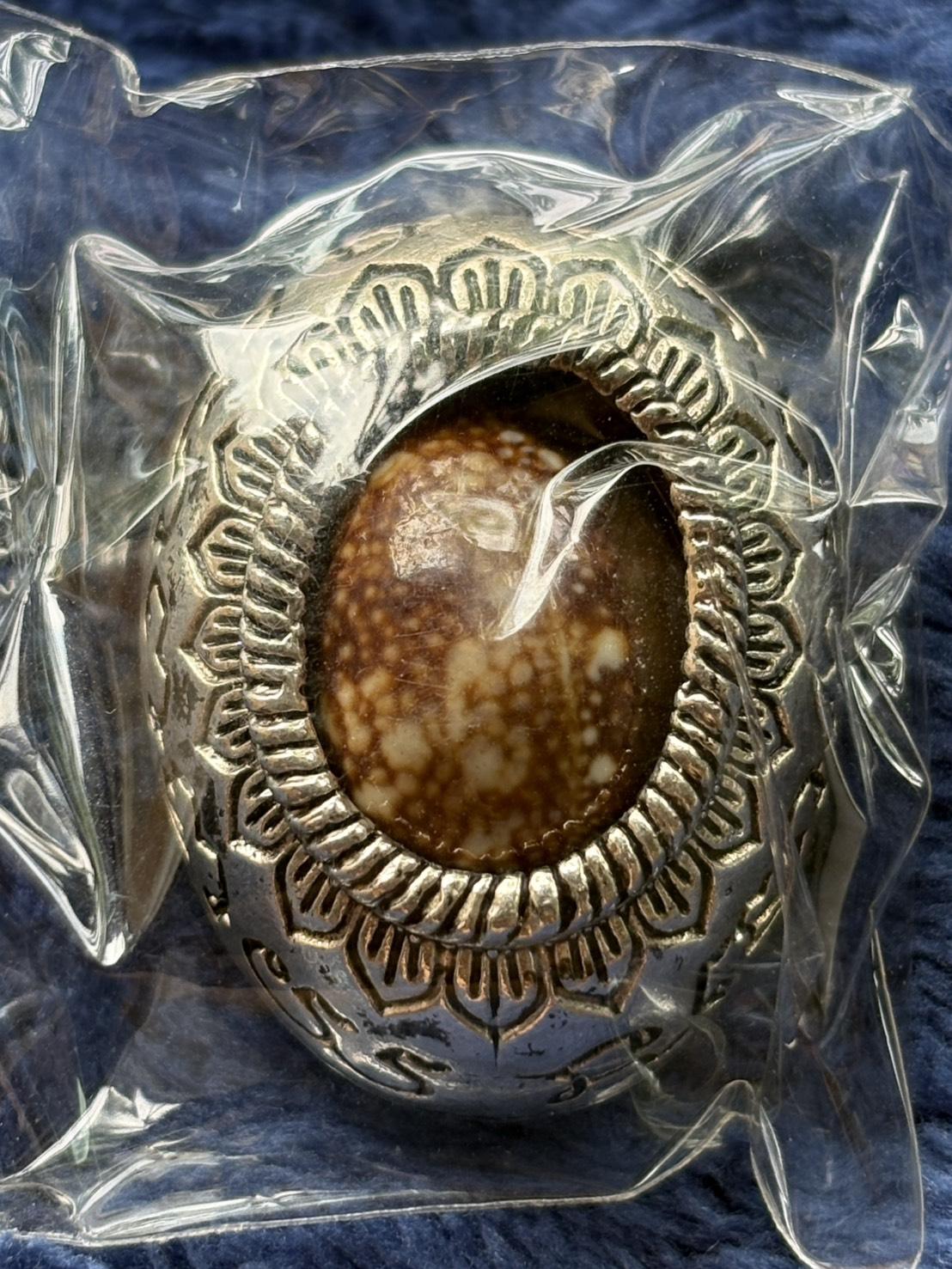 เบี้ยแก้(วัดสร้าง) รุ่นปาฎิหาริย์ พลิกชีวิต 999 หลวงปู่ศิลา วัดโพธิ์ศรีสะอาด กาฬสินธุ์ หมายเลข 3177 พร้อมกล่องเดิม