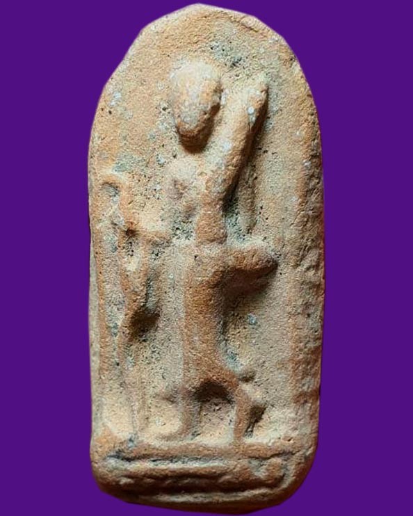 พระสิวลี ใบมะยม หลวงพ่อกวย วัดโฆสิตาราม เนื้อดิน