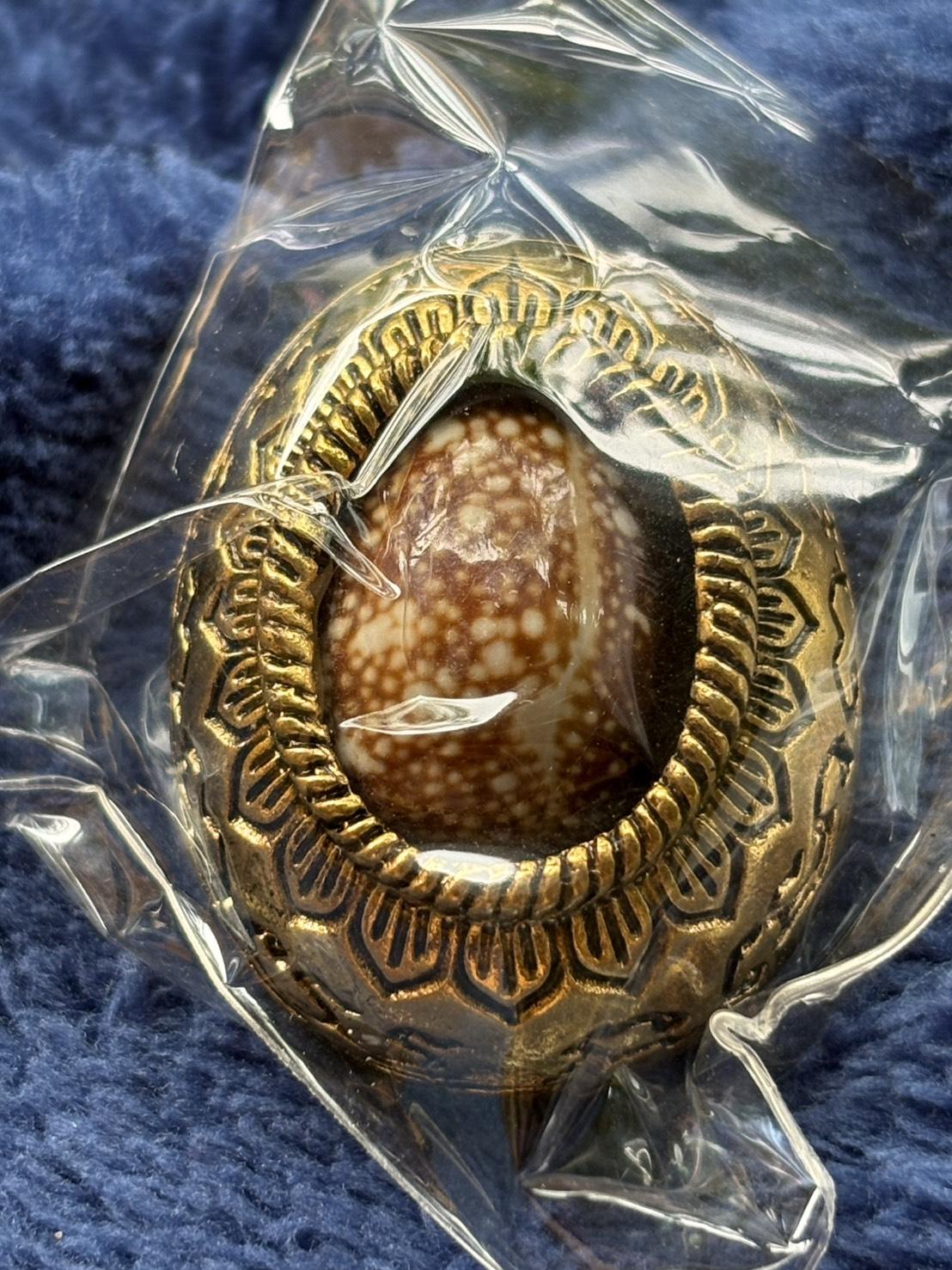 เบี้ยแก้(วัดสร้าง) รุ่นปาฎิหาริย์ พลิกชีวิต 999 หลวงปู่ศิลา วัดโพธิ์ศรีสะอาด กาฬสินธุ์ หมายเลข 923 พร้อมกล่องเดิม