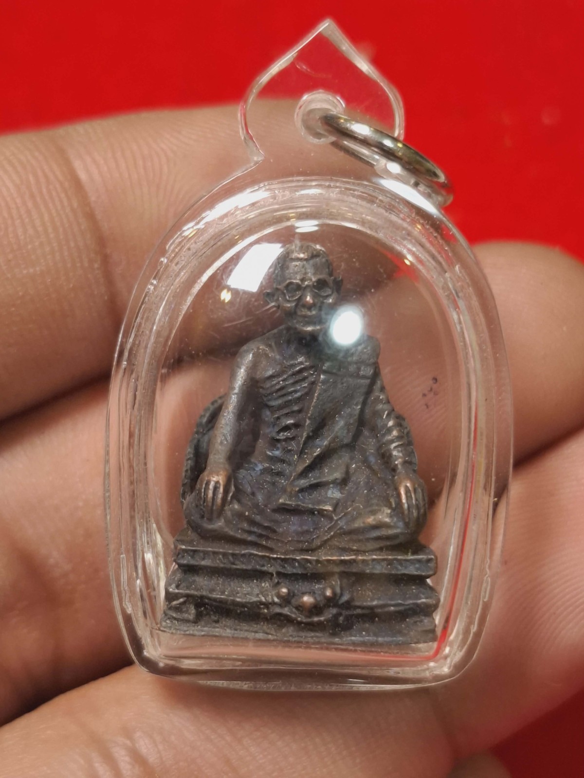 รูปหล่อไฟฟ้าหลวงปู่แหวนเนื้อนวะ ปี24