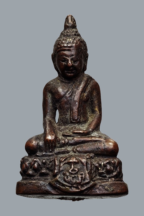 เคาะเดียว รูปหล่อโบราณคุณพ่อทอง วัดเขาตะเครา ปีพ.ศ. 2516 ในหลวงเททอง พิมพ์ชลูด ตอกโค๊ต กริ่งพัง