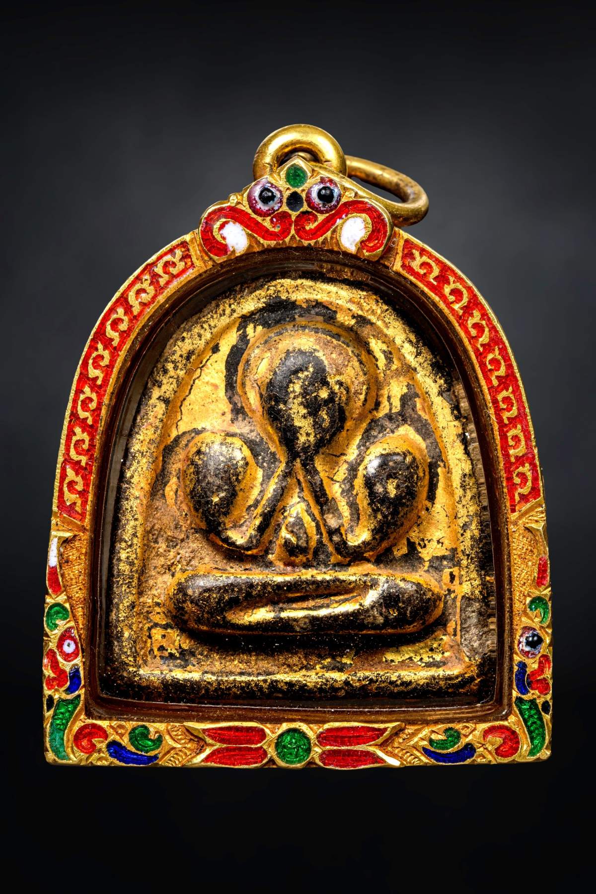 +++ เริ่มประมูล พระแท้ๆ ครับ พระปิดตานักกล้ามใหญ่ สร้างราว ปี 2506 - ปี 2507 หลวงปู่ศรี วัดอ่างศิลา จ.ชลบุรี (เลี่ยมทองหนาๆ ลงยา)  +++ หายากมาก ครับ ++++
