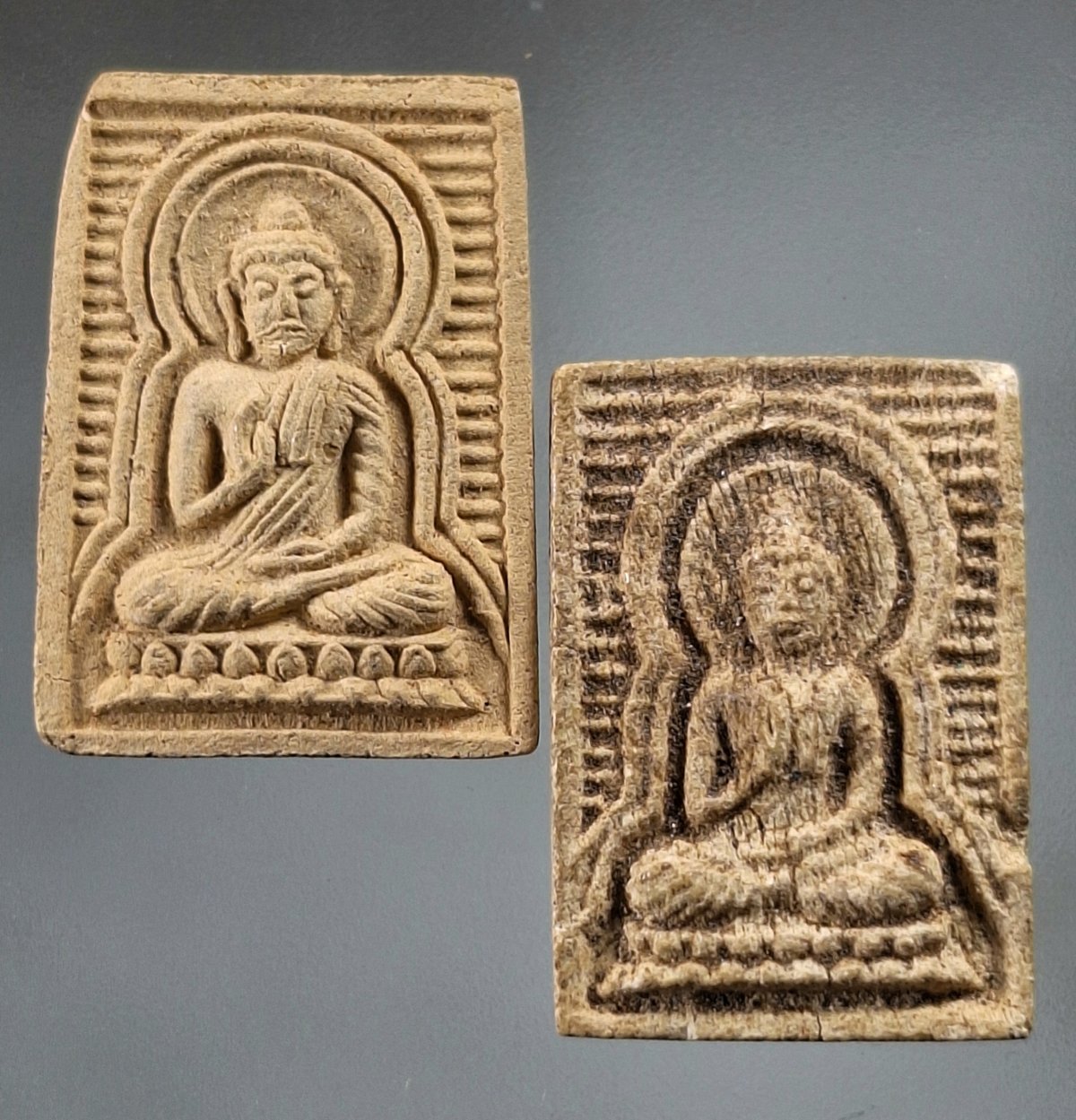 เคาะเดียว....พระหลวงปู่ดู่ พิมพ์ประทานพร ปี 2527 เนื้อผง วัดสะแก จ.อยุธยา