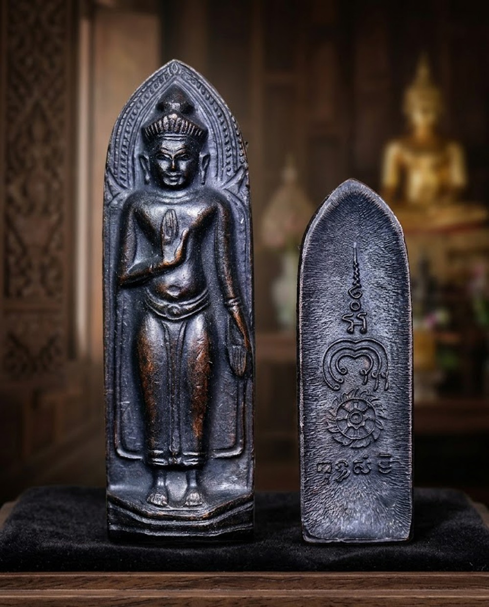 มังกรทองมาแว้วววว  พระร่วงหลังรางปืน ปี 2515 หลวงพ่อแพ วัดพิกุลทอง จังหวัดสิงห์บุรี