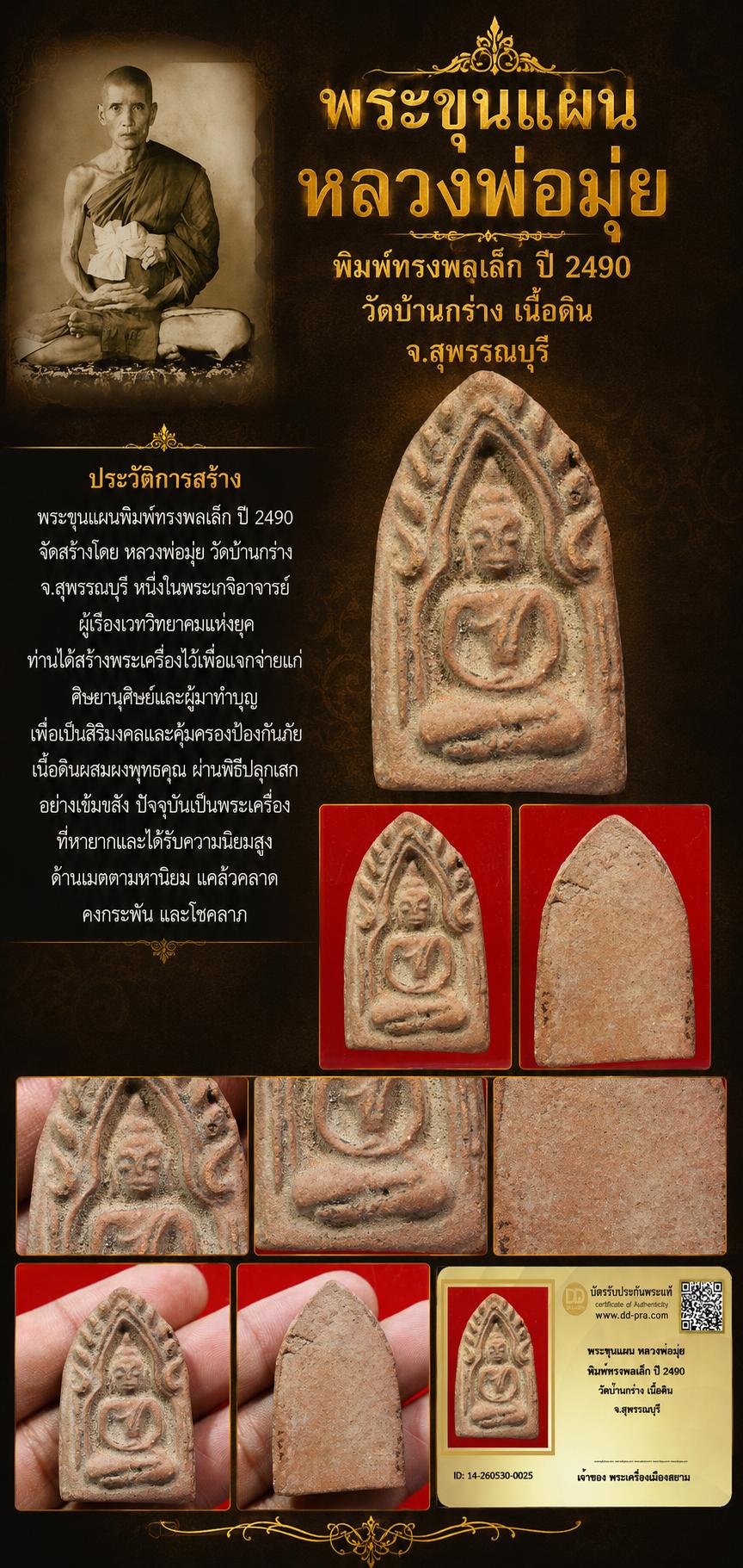 +++ เริ่มประมูล พระแท้ๆ 40 ครับ หายากมาก ครับ วัดใจให้ครับ ทุนมาแพง *** ตัวจริงเสียงจริง *** แท้ดูง่ายครับ +++ ข้อมูลตามบัตรรับประกัน +++