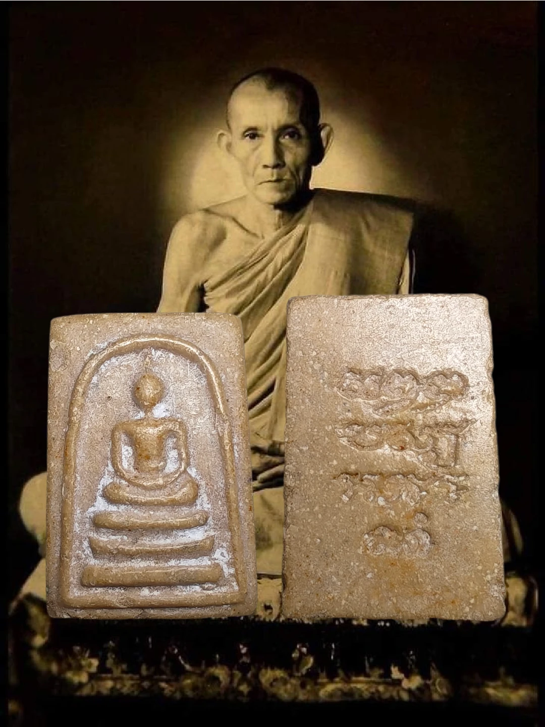 เคาะเดียว....พระสมเด็จหลังยันต์สี่แถว หลวงพ่อกวย ปี 2518 เนื้อผงน้ำมัน วัดโฆสิตาราม จ.ชัยนาท