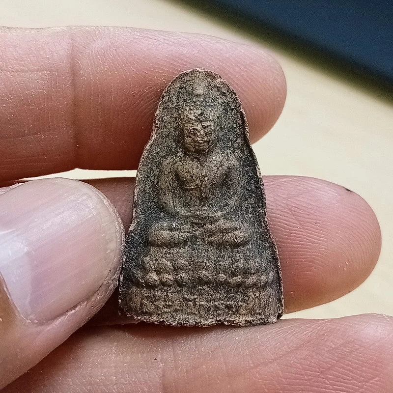 ✅D3010 วัดใจ 50 พระกันทรวิชัย มหาสารคาม เนื้อดินเก่าไม่ทราบกรุ