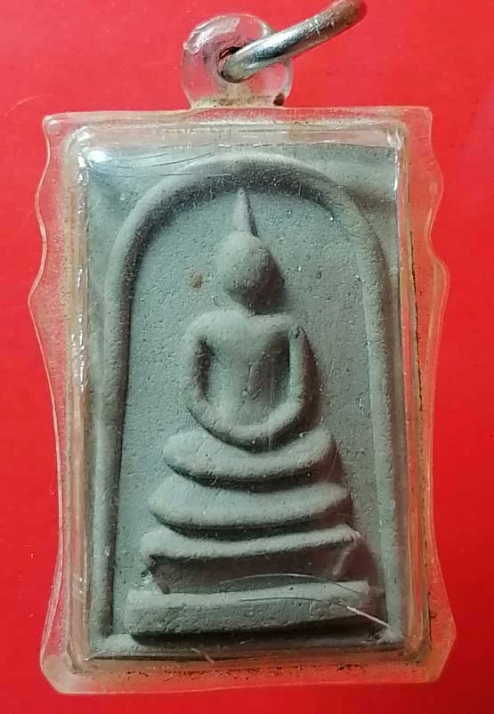 สมเด็จหลังหัวเสือ รุ่นแรก หลวงปู่มา ญาณวโร วัดสันติวิเวก เสลภูมิ ร้อยเอ็ด