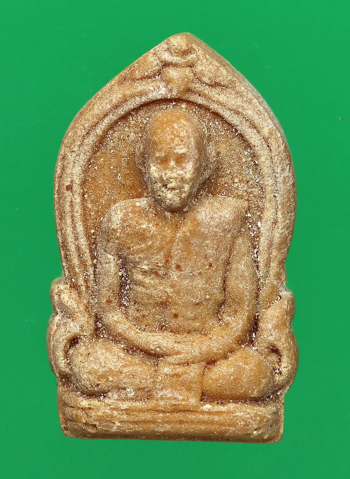100.- พระผงรูปเหมือนหลวงปู่เทียม วัดกษัตราธิราช ปี2518 จ.อยุธยา