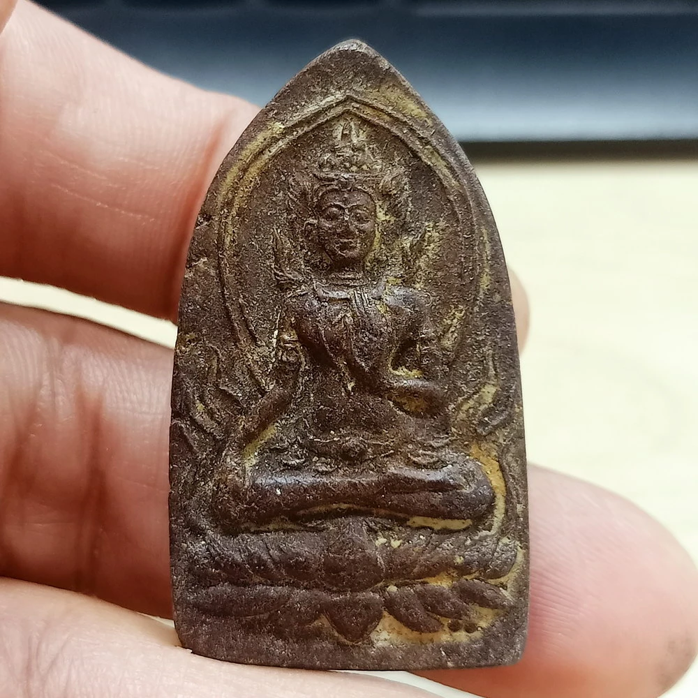✅DP119 วัดใจ 50 พระผ.งยาวาสนาจินดามณี หลังจารยันต์เฑาะว์มหาพรหม หลวงปู่บุญ ขันธโชติ (พระพุทธวิถีนายก) วัดกลางบางแก้ว นครปฐม เนื้อผงยาจินดามณี แห้ง หอม พิมพ์โบราณ