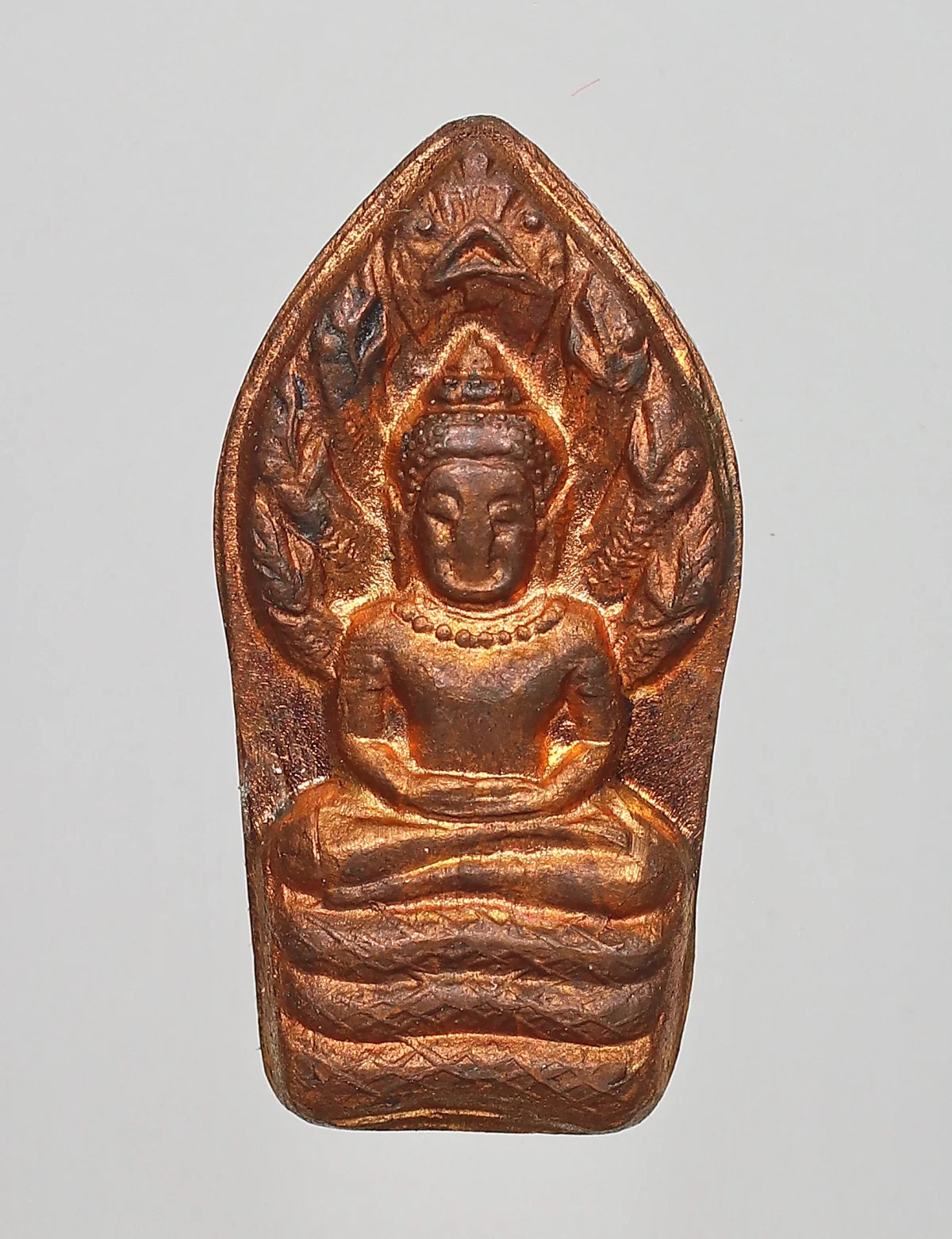 80.- พระปรกใบมะขาม พระธรรมญาณมุนี วัดกวิศราราม ลพบุรี ปี2537