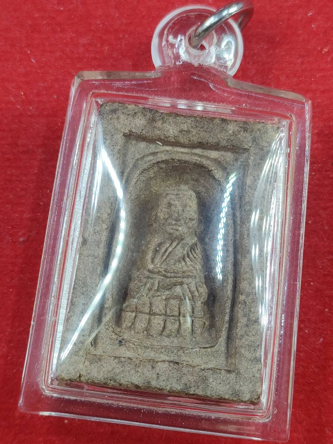 พระผง หลวงปู่ทวด รุ่นซุ้มโบราณ เนื้อว่าน ปี2544 วัดห้วยมงคล หัวหิน ประจวบคีรีขันธ์ เลี่ยมพร้อมใช้