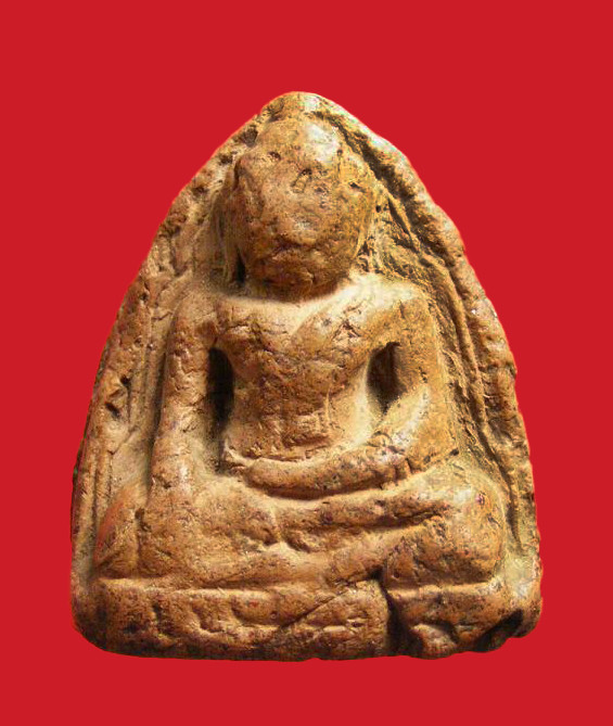 พระหลวงพ่อโต กรุบางกระทิง พิมพ์มารวิชัย เนื้อดิน จ.อยุธยา