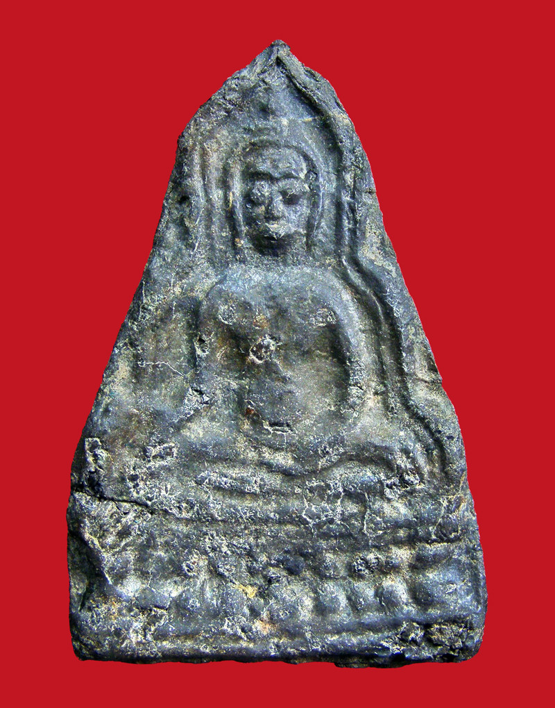 พระพุทธชินราชซุ้มเส้นคู่ เนื้อชินเงิน โรงทอ จ.พิษณุโลก