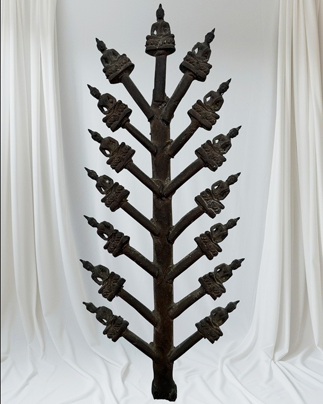 พระช่อชัยวัฒน์กรรมการ สมเด็จย่า 90 พรรษา พ.ศ. 2533 เนื้อนวะ งานเทหล่อในพิธี