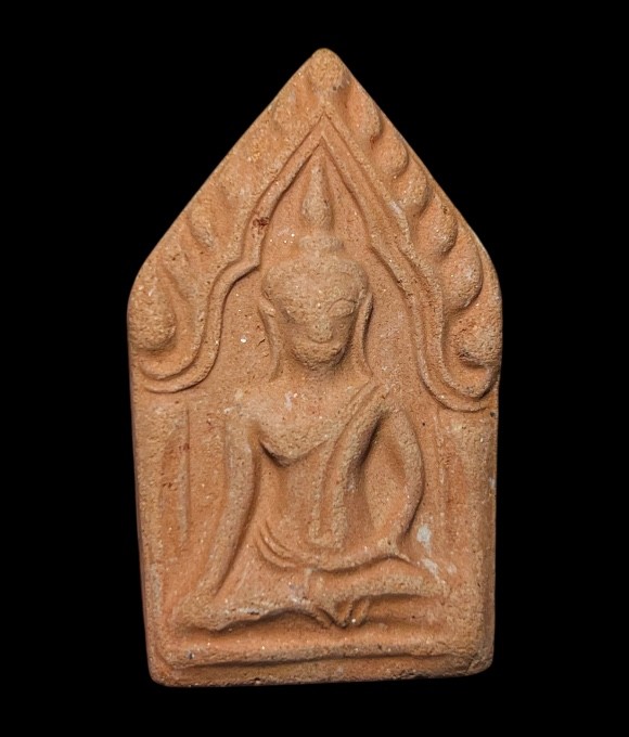 **เคาะแรก 45**พระขุนแผนพิมพ์ใหญ่ หลวงปู่ทิม วัดพระขาว อยุธยา เนื้อดินเผา ปี2551