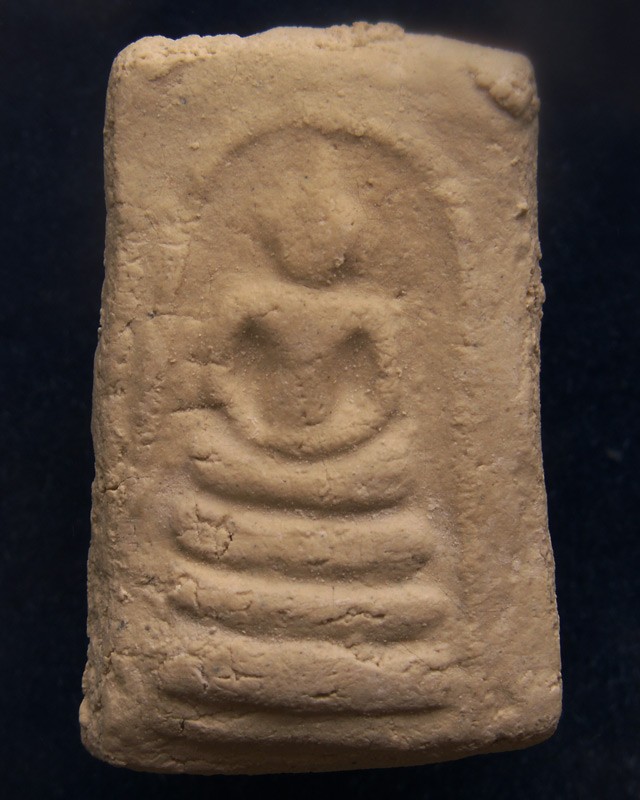 สมเด็จบางขุนพรหม 09 พิมพ์อกครุฑใหญ่ หลังตรายาง พร้อมใบประกาศที่ 4 วัดใหม่อมตรส กทม.