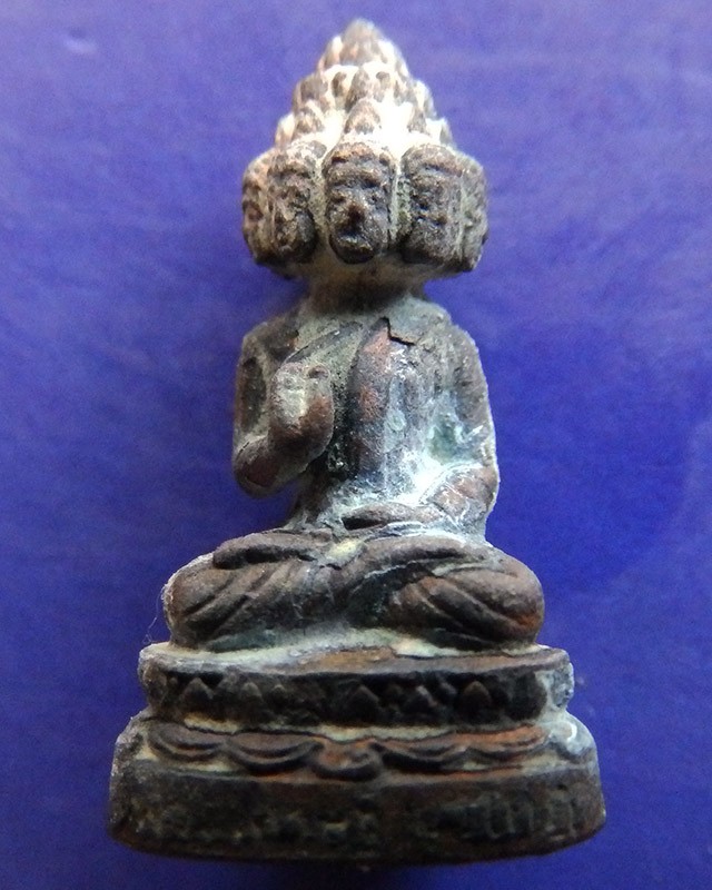 21.พระเศรษฐีนวโกฏิ เทพประทานทรัพย์ หลวงปู่คำบุ วัดกุดชมภู เนื้อทองทิพย์ ตอกโค้ด+เลข พร้อมกล่องเดิม