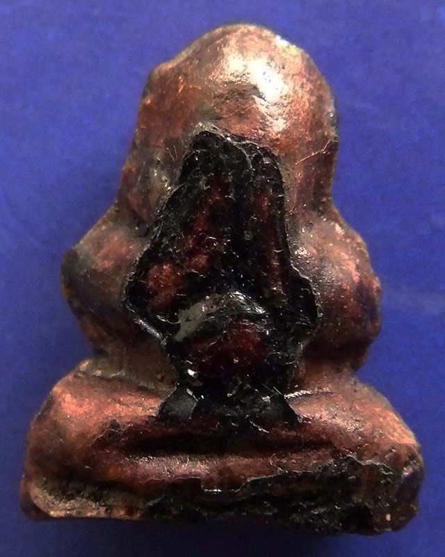 ปิดตาหลวงพ่อทองสุข วัดสะพานสูง พิมพ์จิ๋วแจกแม่ครัว หายากมาก