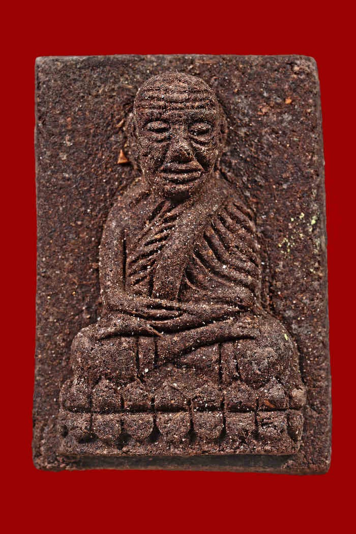 ʕ•́ᴥ•̀ʔっ..พระหลวงพ่อทวด หลัง สก. พิมพ์เหลี่ยม ปี 44 วัดห้วยมงคล จ.ประจวบคีรีขันธ์ + บัตร dd-pra