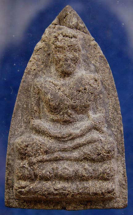 หลวงปู่ทวด อาจารย์นอง วัดทรายขาว เนื้อว่านปั๊มเครื่องพิมพ์ใหญ่ ฝังตะกรุด พ.ศ. 2514