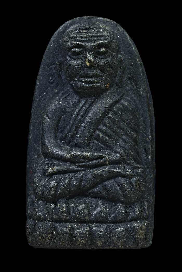 ʕ•́ᴥ•̀ʔっ..พระหลวงพ่อทวด หลังสก.เงิน พิมพ์พระรอด ปี 44 วัดห้วยมงคล จ.ประจวบคีรีขันธ์ + บัตรตรวจสอบ