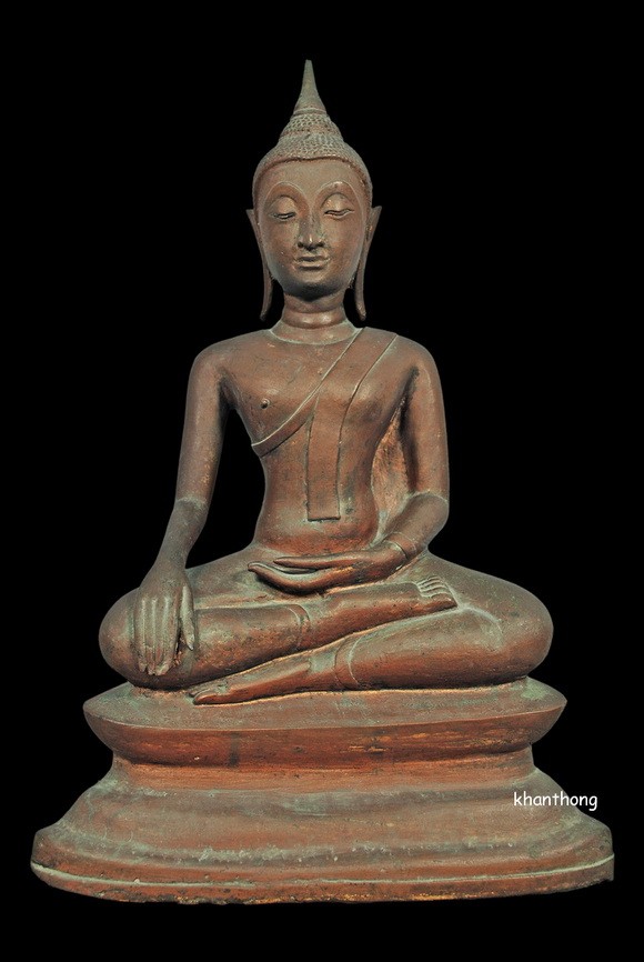 ʕ•́ᴥ•̀ʔっ..พระอยุธยาตอนกลางช่วงปลายสุพรรณภูมิ ถึง ต้นราชวงค์สุโขทัย ..หน้าตัก 8 นิ้ว