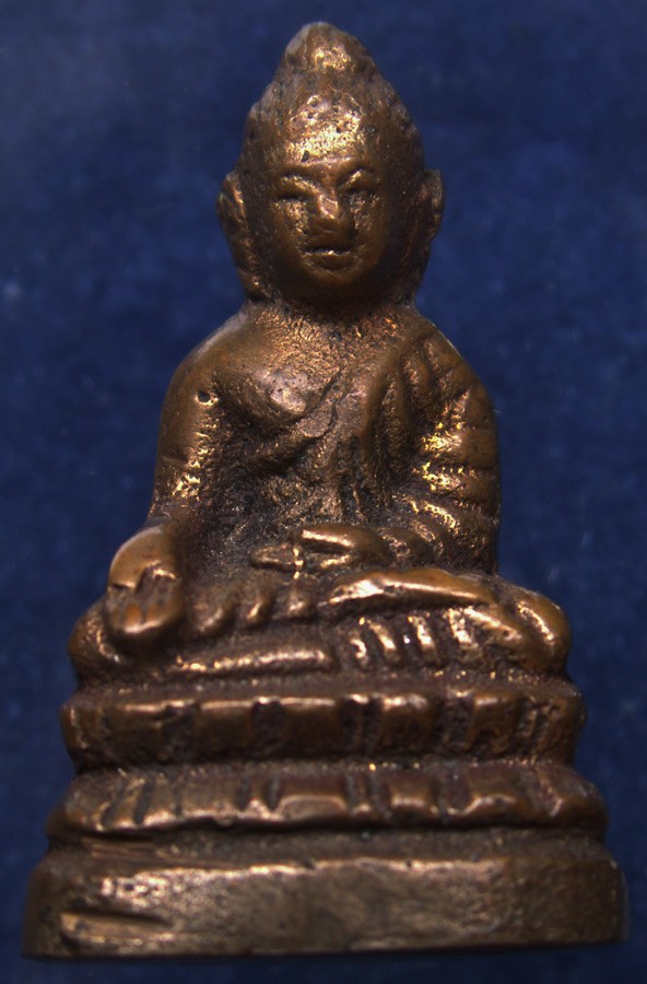 กริ่งรุ่นแรกหน้าอินเดีย หลวงพ่อขอม วัดไผ่โรงวัว สุพรรณบุรี พ.ศ.2497