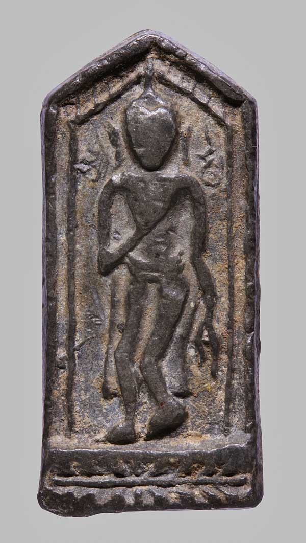 พระลีลาหลวงพ่อโต วัดวิหารทอง เนื้อชินตะกั่ว จ.ชัยนาท ปี2460 หลวงปู่ศุข วัดปากคลองมะขามเฒ่าปลุกเสก สภาพสวยๆมีจารครับ