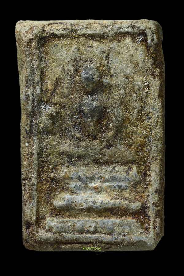 ʕ•́ᴥ•̀ʔっ..พระปิลันทน์ พิมพ์สี่เหลี่ยมปรกโพธิ์ + บัตรตรวจสอบ dd-pra