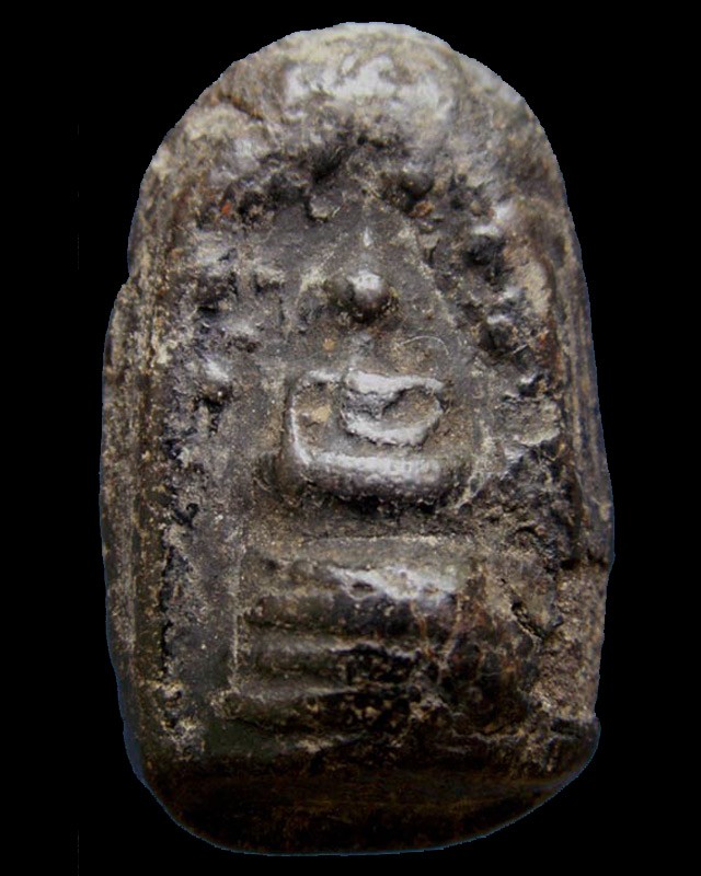 พระหลวงพ่อพริ้ง วัดบางปะกอก พิมพ์พระคง เนื้อผงคลุกรัก