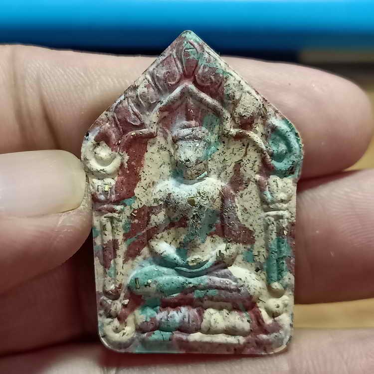 2-523 วัดใจ 150 ขุนแผนชินบัญชร ดวงเศรษฐี หลวงพ่อสิน วัดละหารใหญ่จ.ระยอง ปี 2560 ก้นครก ตะกรุดเงิน จัดสร้าง 999 องค์ กล่องเดิม G#3