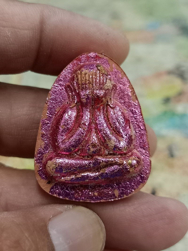 1-1693 วัดใจ 50 พระปิดตาเงินล้าน หลวงปู่รอด วัดโคกกรม จ.สุรินทร์ 2565 หมายเลข 337 กล่องเดิม