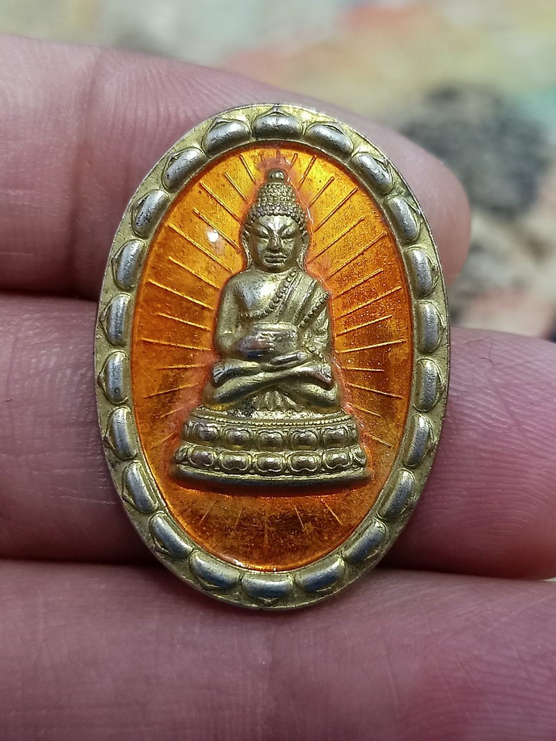 D2508 วัดใจ 50 เหรียญพระกริ่งพระพุทธพรรณีศรีธรรมไภสัช วัดพระศรีรัตนศาสดาราม กทม. ปี 2554