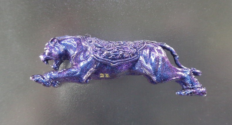 (120-) เจ้าพระยาเสือดำ หลวงปู่บุญมา โชติธมโม สำนักสงฆ์เขาแก้วทอง จ.ปราจีนบุรี ปี 2565 ขนาด 4 ซม. พร้อมกล่องเดิมจากวัด สวยครับ