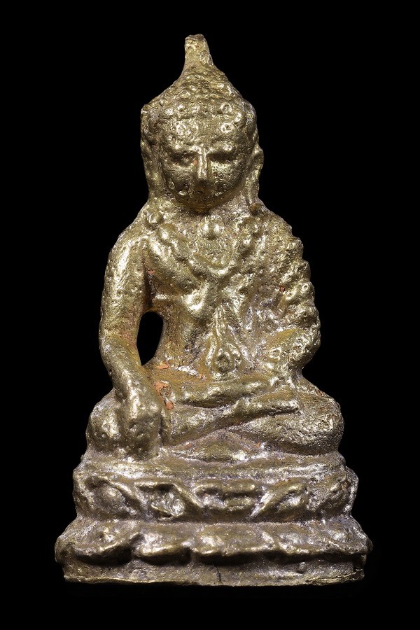 ʕ•́ᴥ•̀ʔっ. .พระกริ่งใหญ่ ท่านเจ้าคุณผล วัดหนัง ปี 2498 + บัตรตรวจสอบ dd-pra