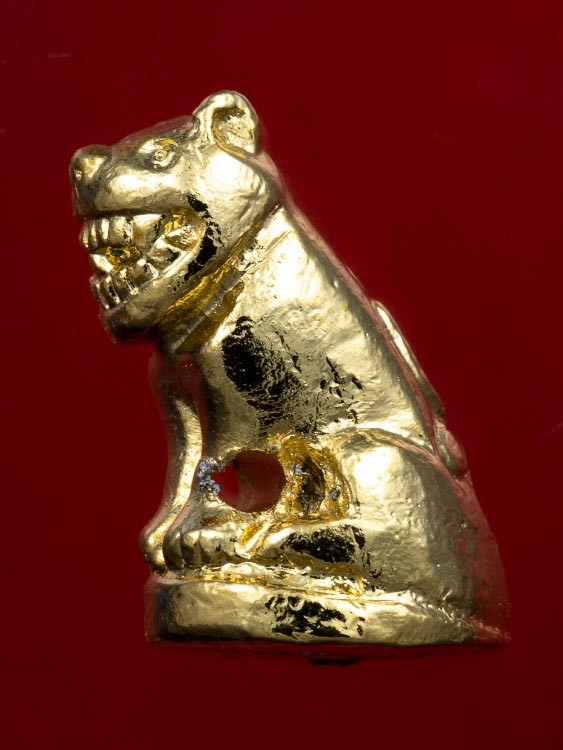 เสือ 100 ปี หลวงพ่อปาน วัดบางเหี้ย กะไหล่ทอง 2553