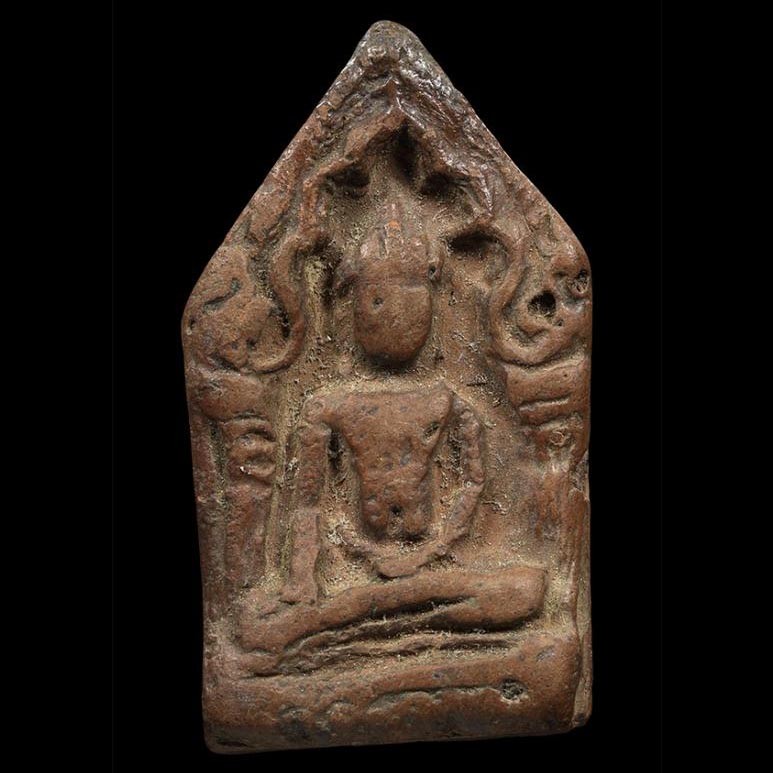 (400) พระยอดขุนพล หลังยันต์กรุยอดโบสถ์ วัดสารนาถฯ ระยอง