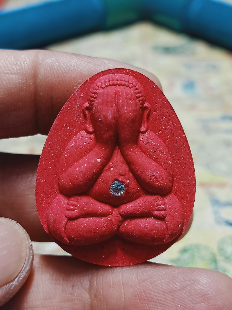 1-1102 วัดใจ 50 พระปิดตาจัมโบ้ 2 หลวงปู่หมุน วัดบ้านจาน จ.ศรีสะเกษ 2565 หมายเลข 44 กล่องเดิม