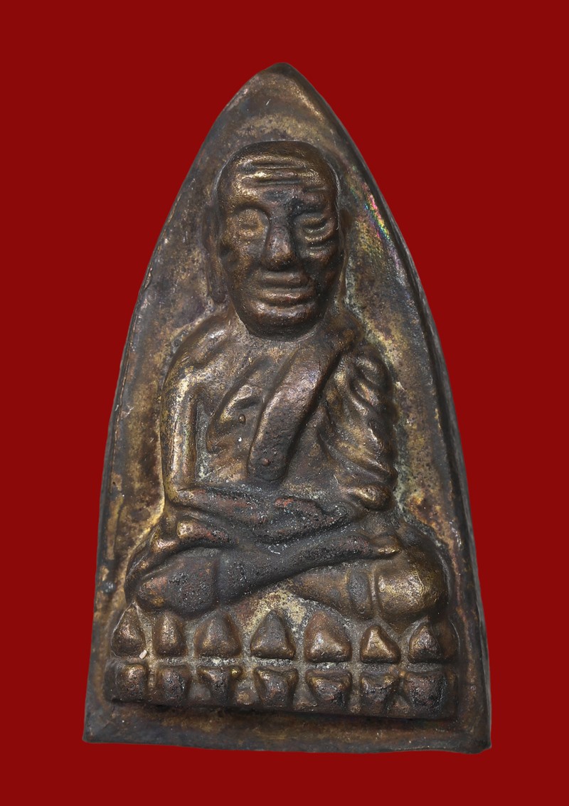 พระหลวงพ่อทวด ปี 2536 วัดในหาน พิมพ์หลังเตารีด 4 โค๊ต จ.ภูเก็ต