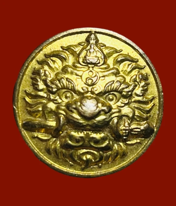 **เคาะแรก 35**เหรียญเสือคาบดาบ (กันชง) หลังยันต์มงคลจักวาล หลวงพ่อหวล วัดชาวเหนือ ราชบุรี