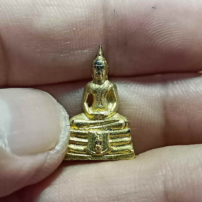 ✅1-338 วัดใจ 50 พระพุทธโสธรเล็กรุ่นสร้างพระอุโบสถ วัดโสธรวรารามวรวิหาร จ.ฉะเชิงเทรา ปี 2545 กะไหล่ทอง กล่องเดิม