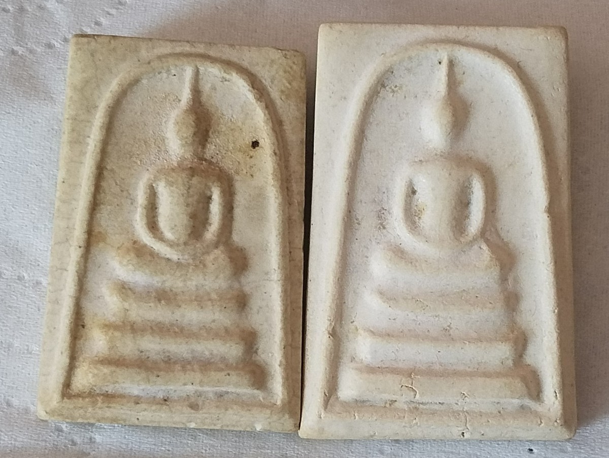 พระสมเด็จวัดพระพุทธบาท เนื้อผงน้ำมัน จ.สระบุรี ปี 2519 พิธีใหญ่