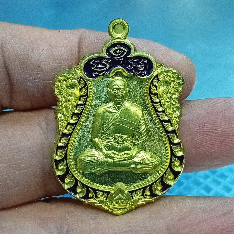✅1-2198 วัดใจ 50 เหรียญเสมาเศรษฐีรวยทอง ครบ 6 รอบ หลวงพ่อทอง วัดบ้านไร่ จ.นครราชสีมา 2564 ทท. เลข 84 กล่องเดิม